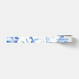 Chinoiserie Blue Grosgrain Ribbon