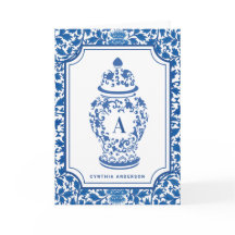 Chinoiserie Chic GingerJar | Monograma | Cartão de