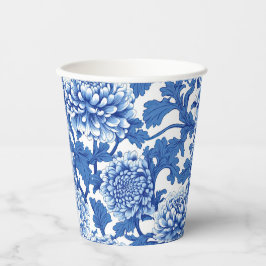 Chinoiserie Floral Azul e Branca