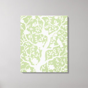 Chinoiserie Grande Arte Canvas Verde