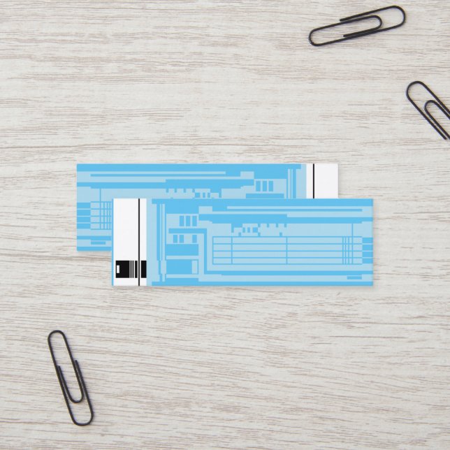 Chip Isolinear, Cartão de visita de 3,0" x 1,0" (Frente/Verso In Situ)