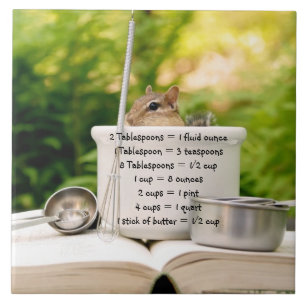 Chipmunk pequeno bonito Trivet do padeiro