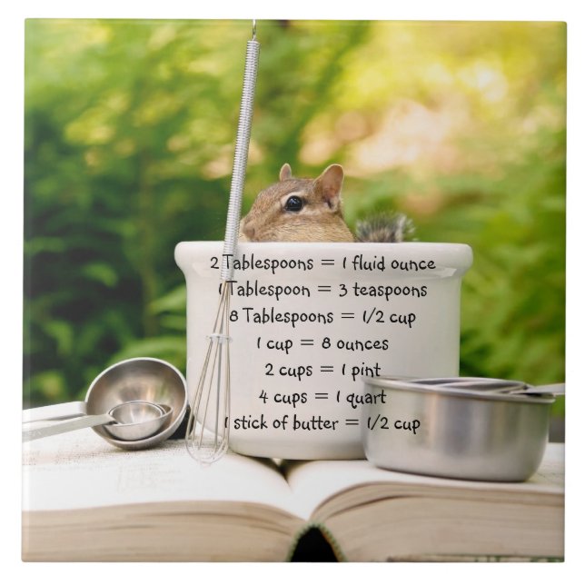 Chipmunk pequeno bonito Trivet do padeiro (Frente)