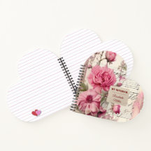 Chique de flor rosa aquarela