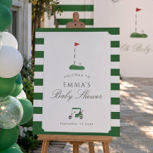 Chique Festa de Bebê Clássica Verde Novo no Clube