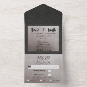Chique Moderno Cinza e Rosa Brilho Glam Casamento