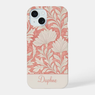 Chique Rosa e Creme Floral Personalizado