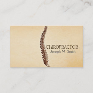 Chiropractor, quiroprático, Cartão de visita de 