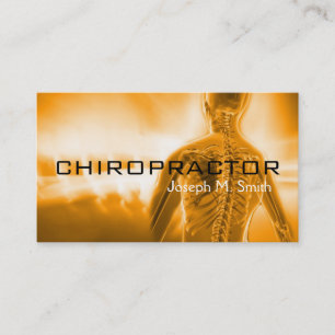 Chiropractor, quiroprático, Cartão de visita de sa