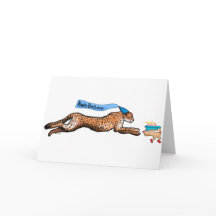 Chita E Cartoon De Bolo Futuro Cartão De Aniversár