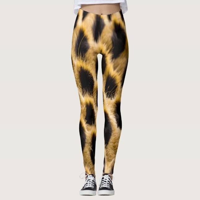Chita. Leggings femininas da pele (Frente)
