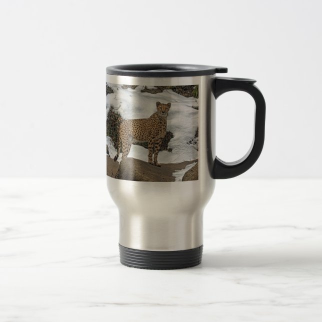 Chita na caneca de viagem da neve (Direita)