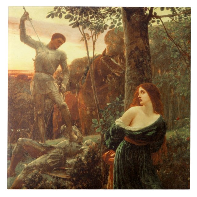 Chivalry (por Frank Dicksee) (Frente)