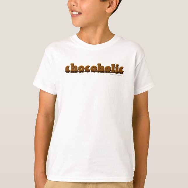 Chocoholic caçoa a camisa (Frente)