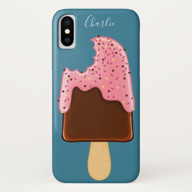Chocolate capas de telefone de nome personalizado  (Verso)