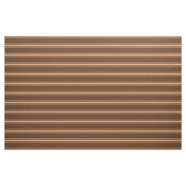 Chocolate Castanho Stripes tecido personalizado (Jarda)