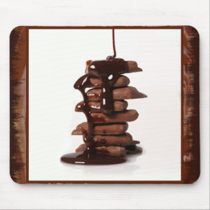 Chocolate chuviscado Mousepad