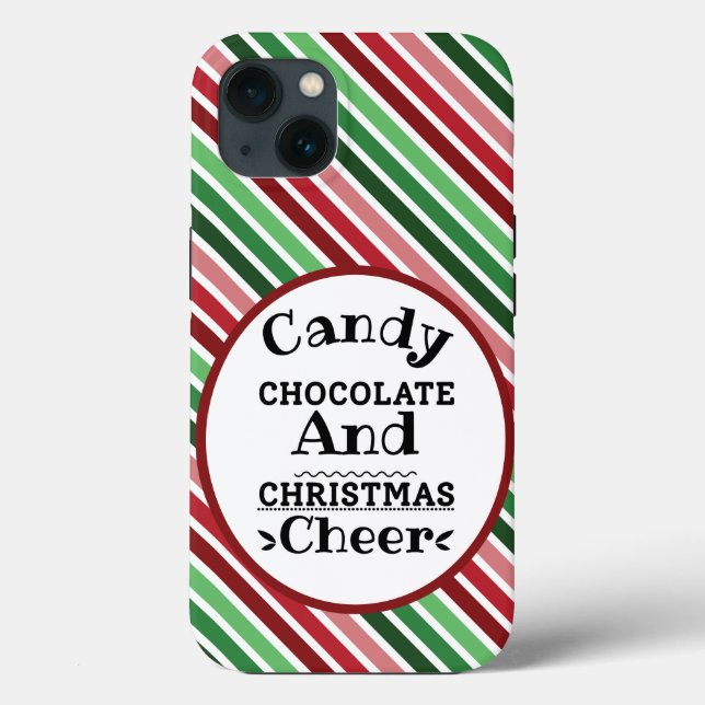 Chocolate doce e animação de Natal (Verso)