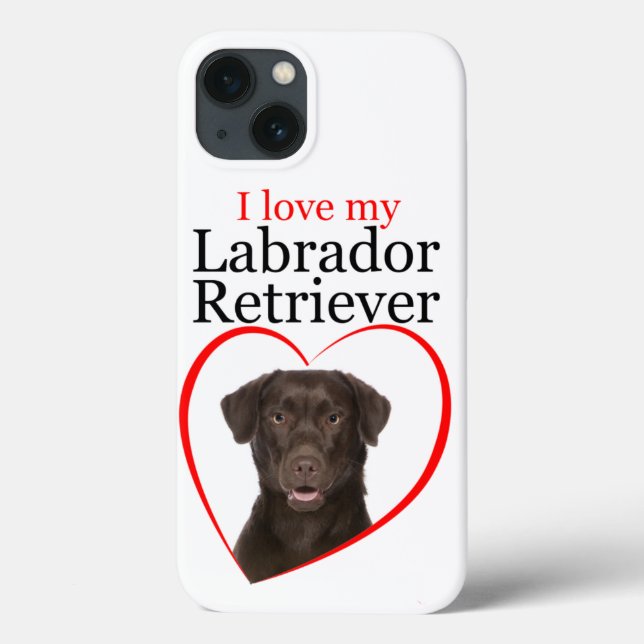 Chocolate Lab Love Smart Capa de telefone (Verso)