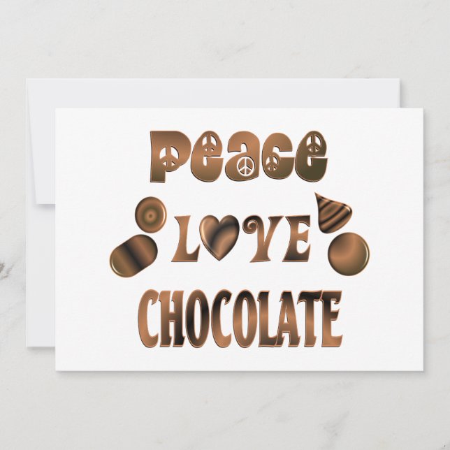 Chocolate Peace Love (Frente)