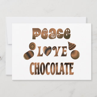 Chocolate Peace Love