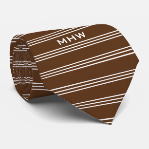 Chocolate Strips, gravata personalizada de monogra