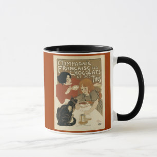 Chocolats e caneca de café dos thes do DES