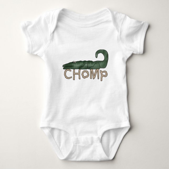 Chomp o camiseta e os presentes do jacaré (Frente)