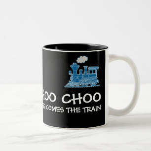 Choo Choo aqui vem o marinho do trem & a caneca