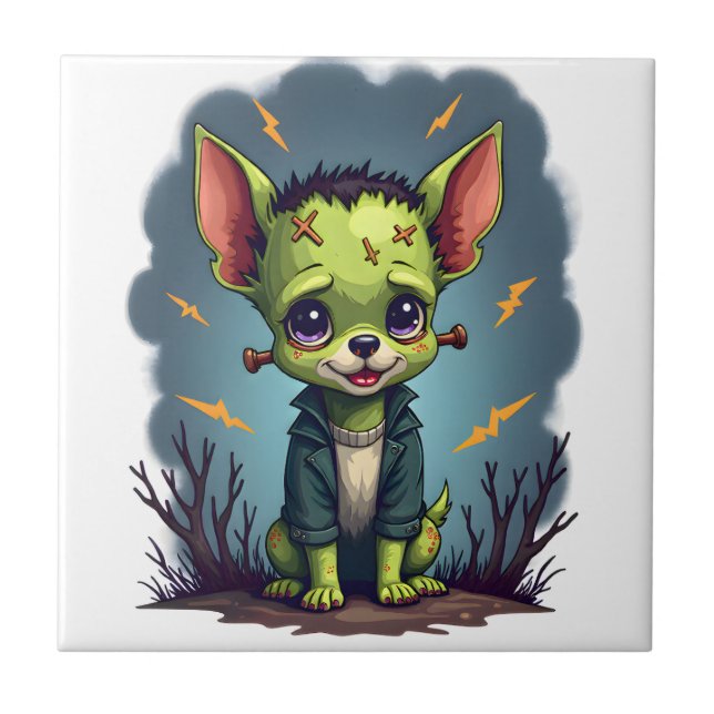 Choque de Chihuahua de Frankenstein (Frente)