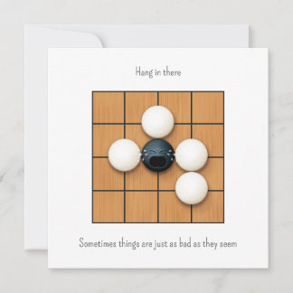 Chorando Goishi no Atari Cartão de Nota Branca Per