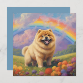 Chow Chow Rainbow Bridge Memorial Custom Dog Nome