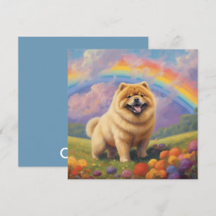 Chow Chow Rainbow Bridge Memorial Custom Dog Nome