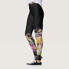CHOW DE DANÇA NO JARDIM - Leggings de designer