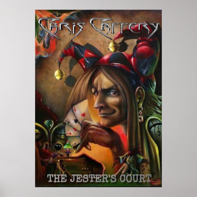 Chris Caffery - Poster do Tribunal de Jester 20"x2 (Frente)