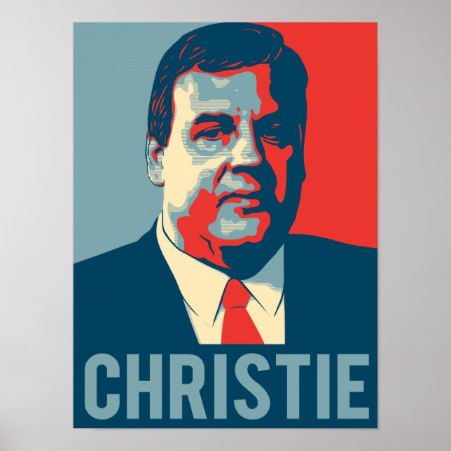 Chris Christie Hope Poster (Frente)