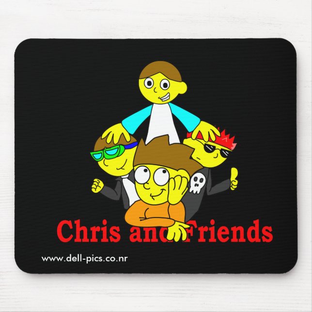 Chris e amigos Mousepad (Frente)