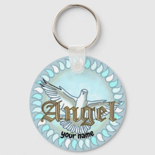 Christian Angel Dove chaveiro
