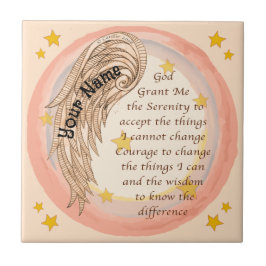 Christian Angel Serenity Prayer