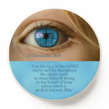 Christian Blue Sky Childs Eye with Crosses Calvary