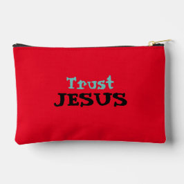 Christian Cote "Trust Jesus" Floral em Vermelho
