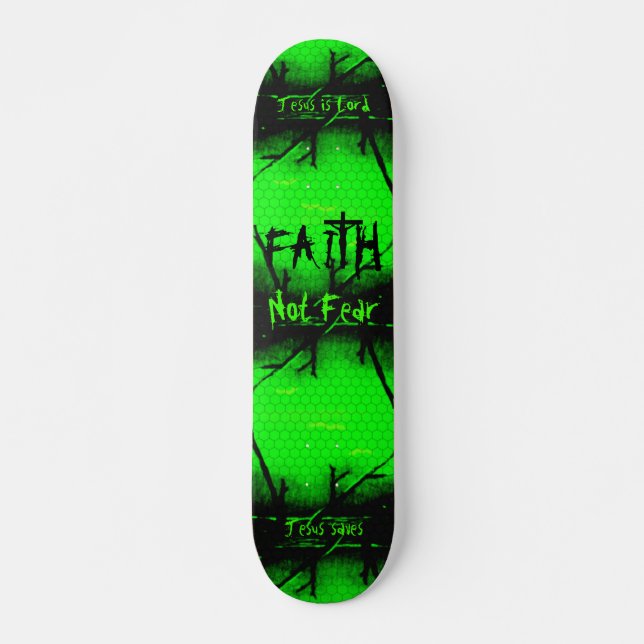 Christian Faith Jesus Skateboard Deck (Frente)