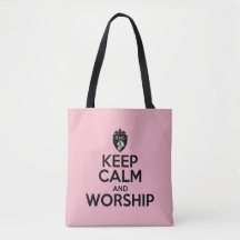 Christian KEEP CALM E CULTO Tote Bag