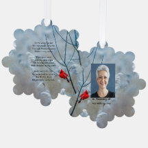 Christian Memorial Keepsasaac Pássaro Vermelho Car