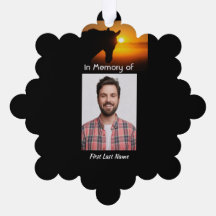 Christian Memorial Photo Prayer Horse Western