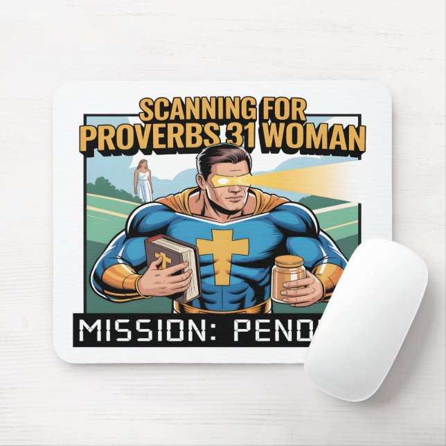 Christian Mouse Pad For Single Men (Com mouse)