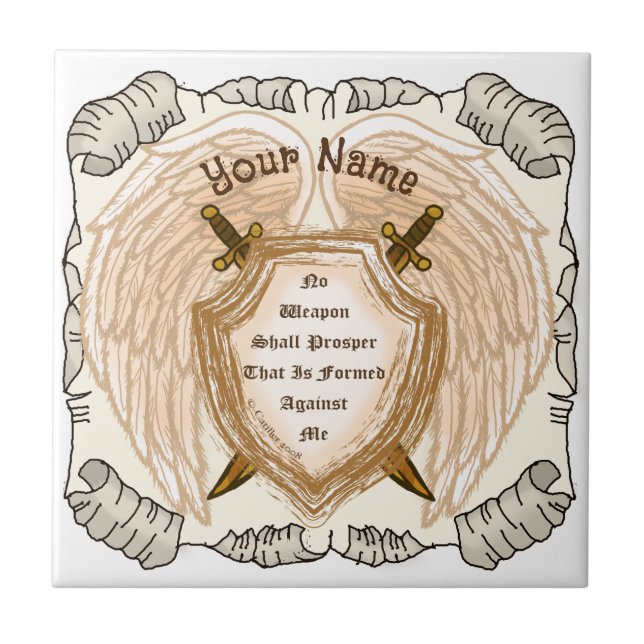 Christian No Arma Deve Prosperar Nome Personalizad (Frente)