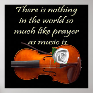 Christian Poster Violin Inspiration Say