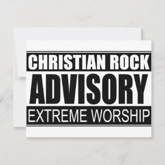 Christian Rock Advisory.
