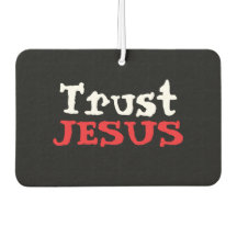 Christian "Trust JESUS" Red Black White